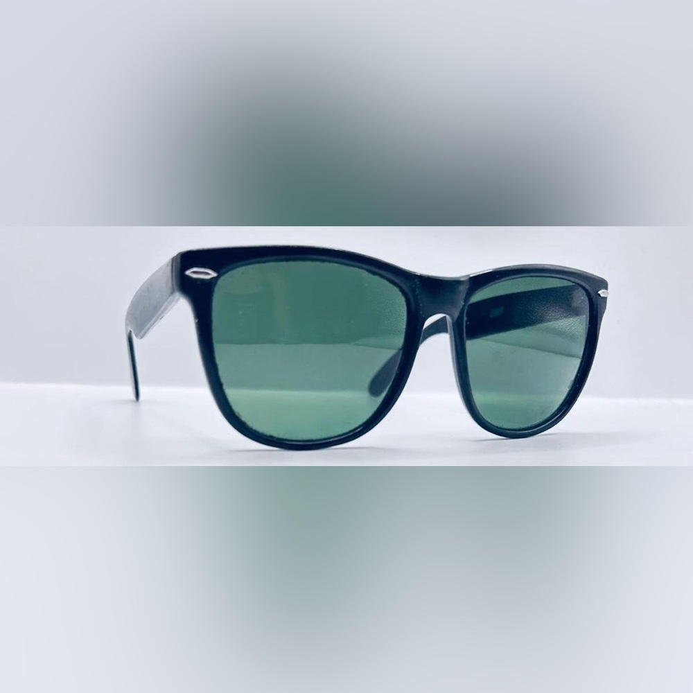 Vintage Solar X Black Oval Sunglasses Frames Only